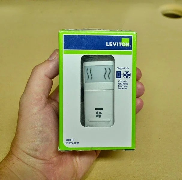 Installing a HumidityControlled Switch for a Bathroom Fan — AZ DIY Guy