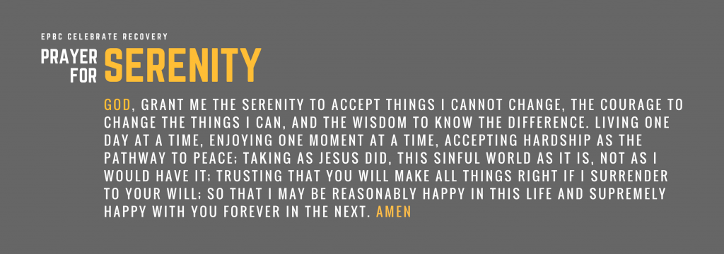 Celebrate Recovery East Pickens Baptist Church