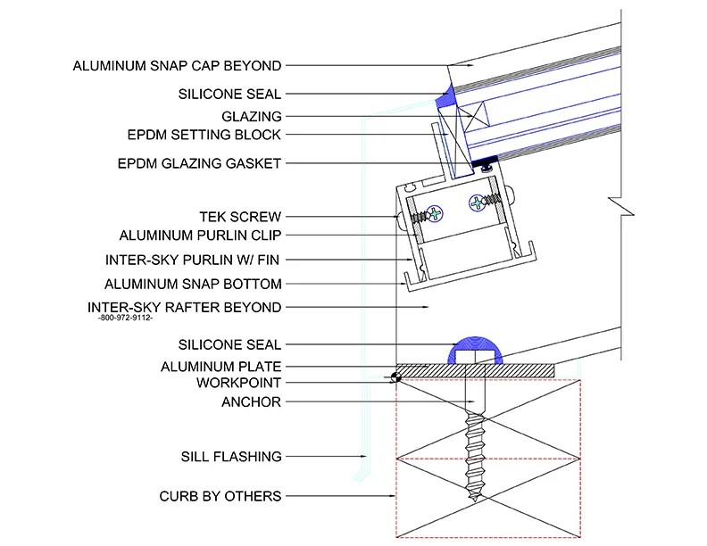 Hip Ridge Skylights Custom Residential & Commercial — InterSky Skylights