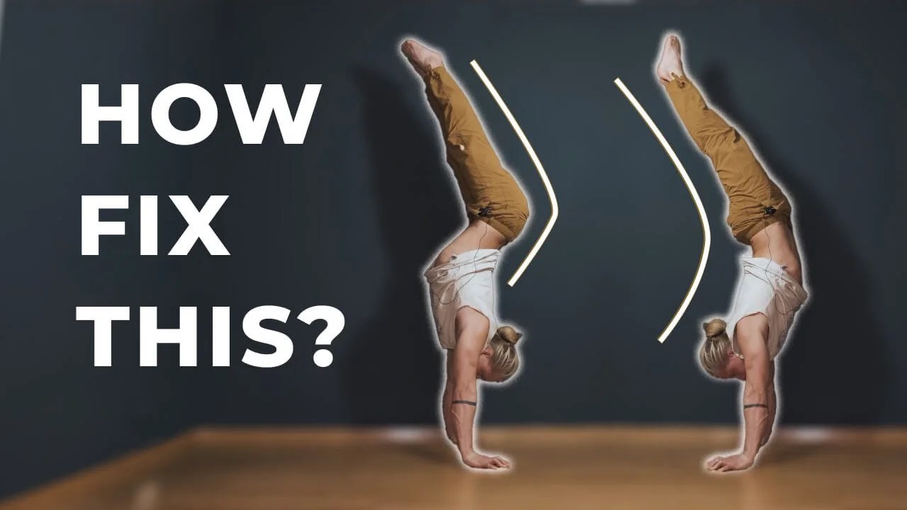 Hip and Spine Positioning for a Straight Handstand Handstand form 102