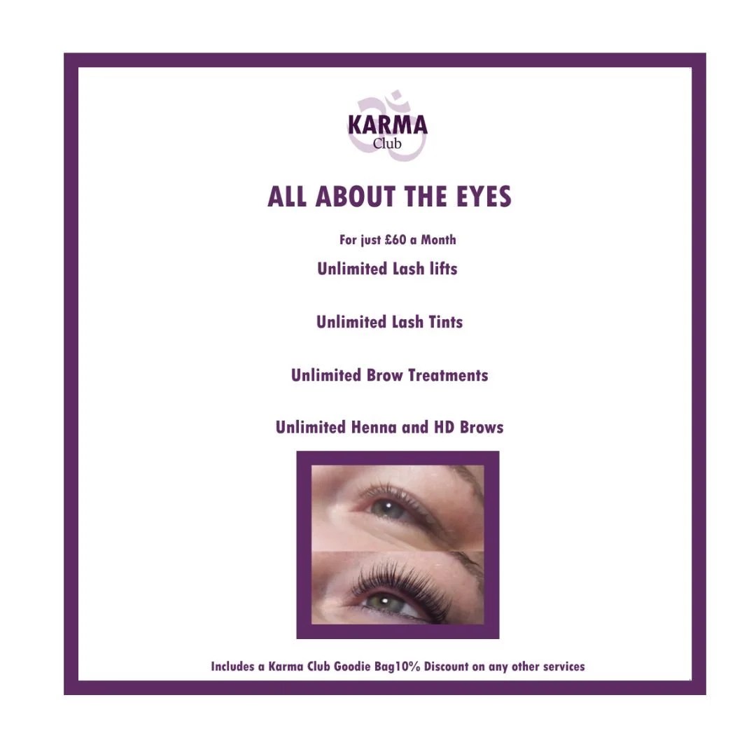 All about the eyes Karma Beauty salon