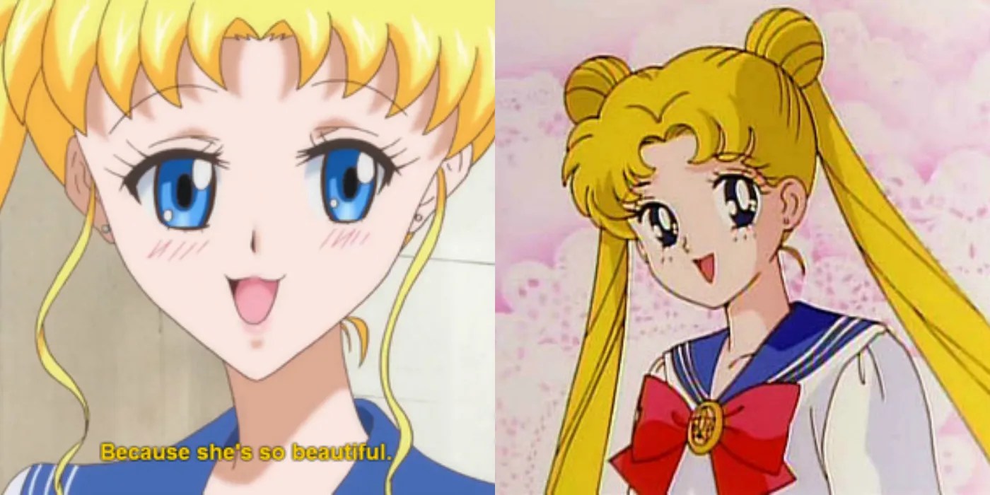 Sailor Moon Crystal Comparison