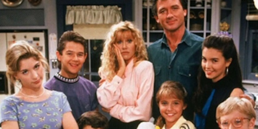 The Step by Step cast posing together