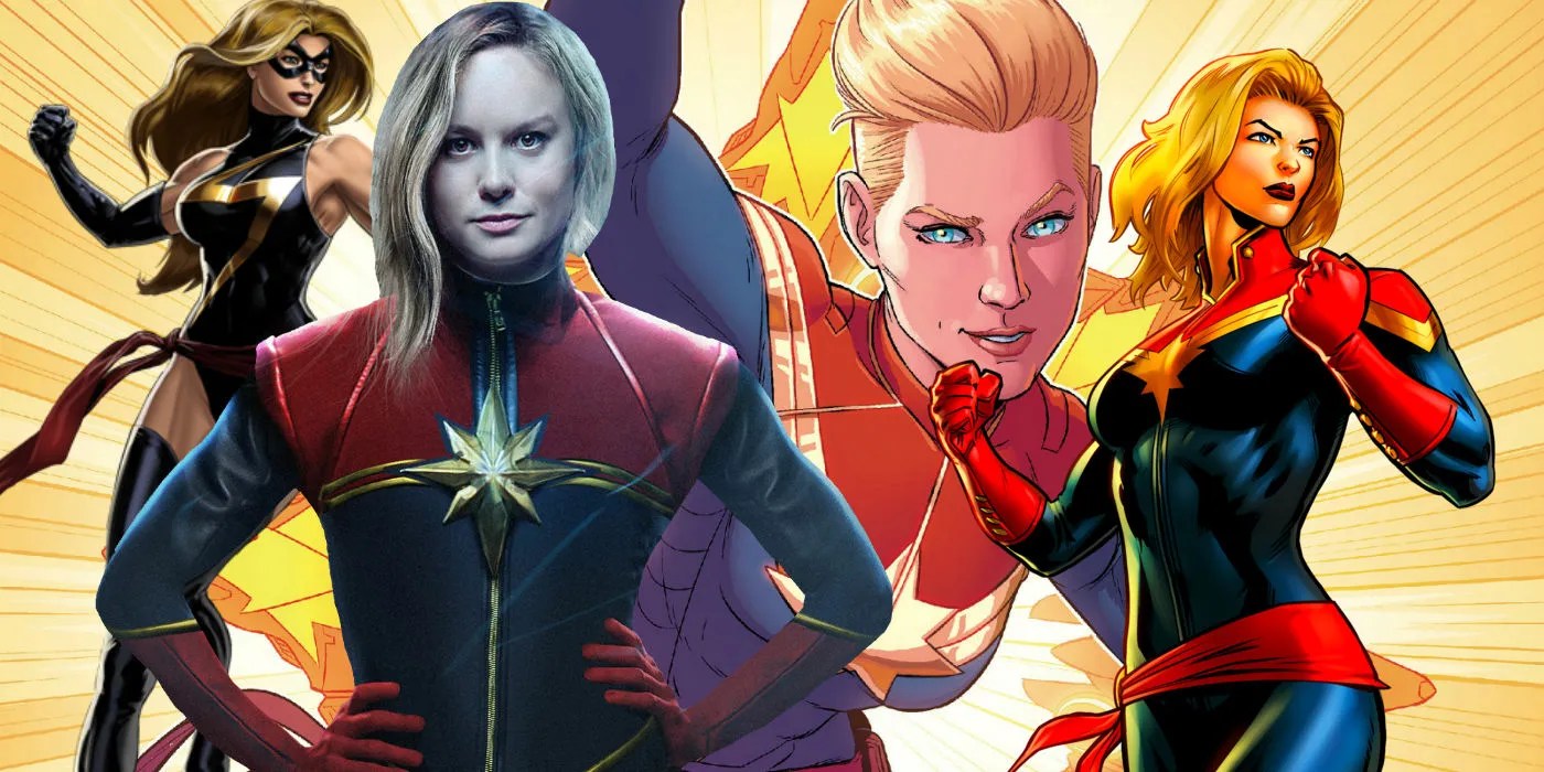 Captain Marvel's Evolution, Based on Every Costume She's Worn