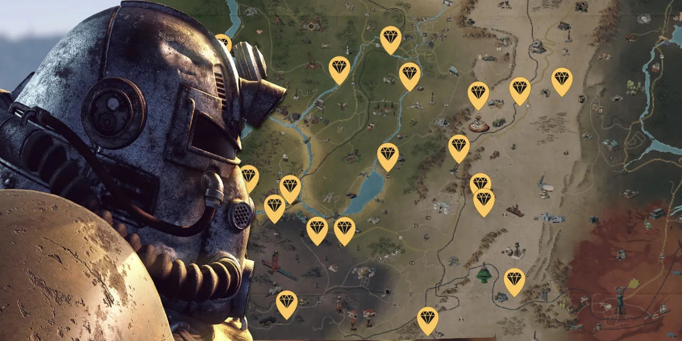 Fallout 76 Map Locations For EVERYTHING to 100 The Game