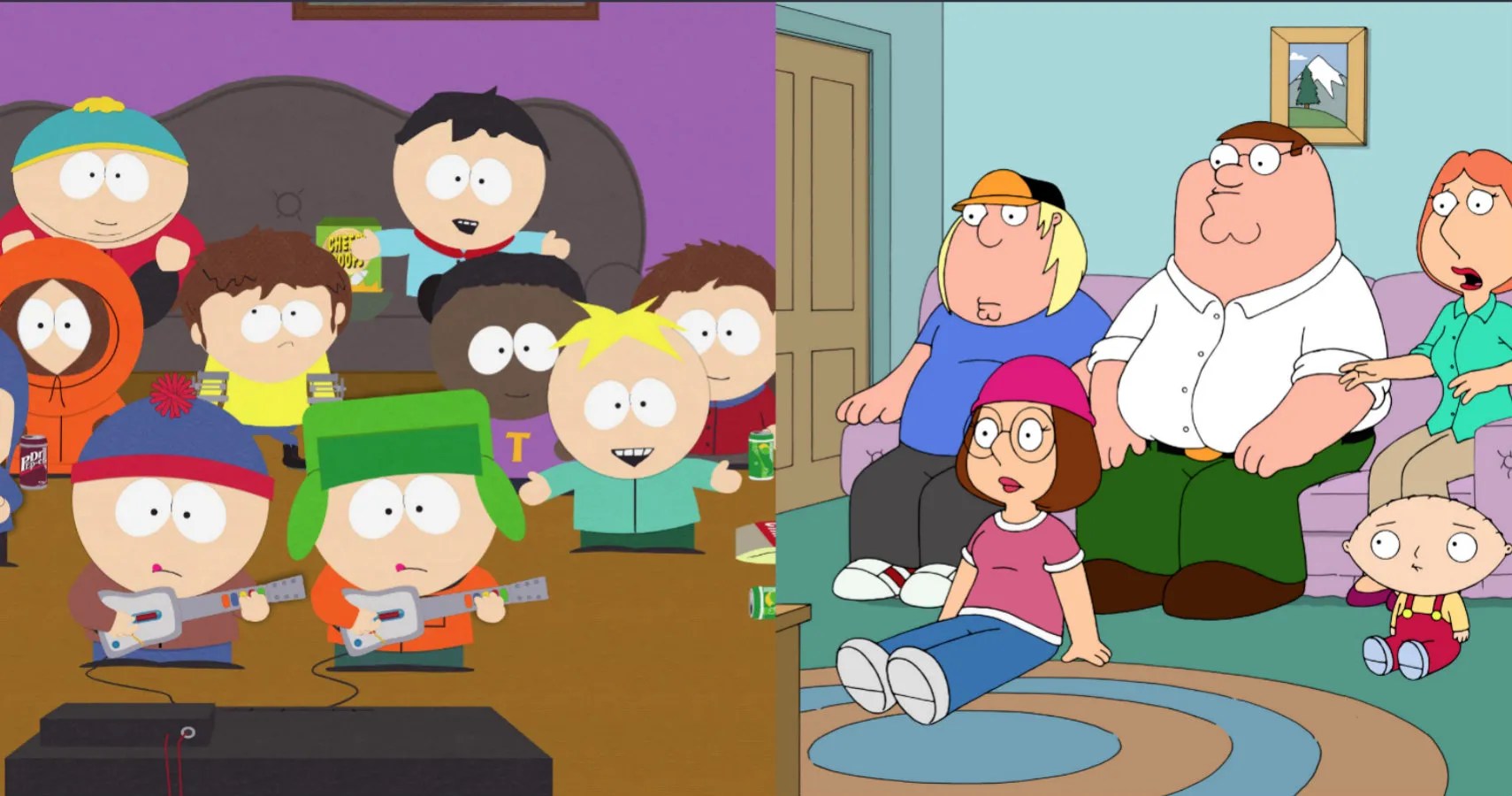 Web i think both the south park and family guy anniversary specials were thoroughly entertaining efforts, but i think there's an interesting contrast between the relatively innocuous content that. 10 Things South Park Does Better Than Family Guy