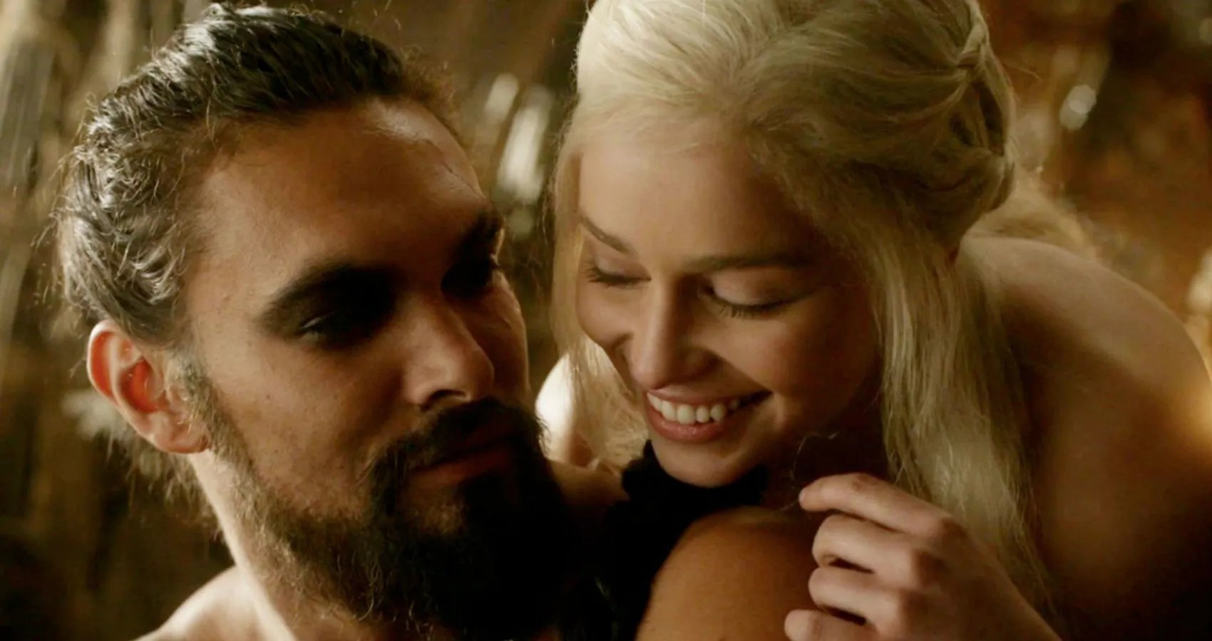 Emilia Clarke & Jason Momoa Have A Mini Game Of Thrones Reunion