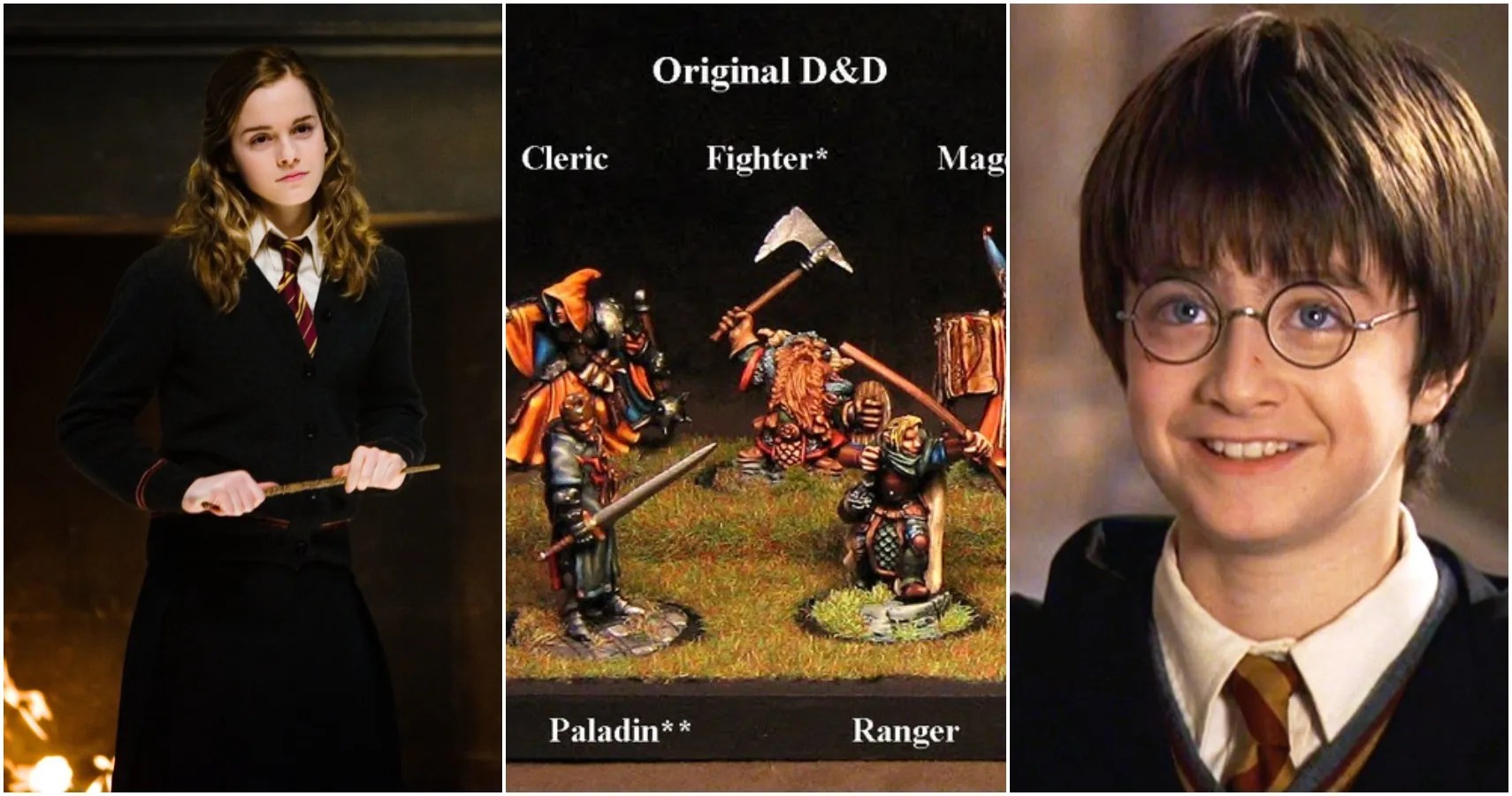 Harry Potter The DnD Classes Of Gryffindor House Members