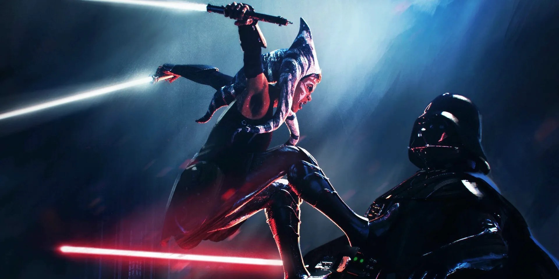 The Epic Showdown Ahsoka's Thrilling Duel Unveils Secrets from Darth