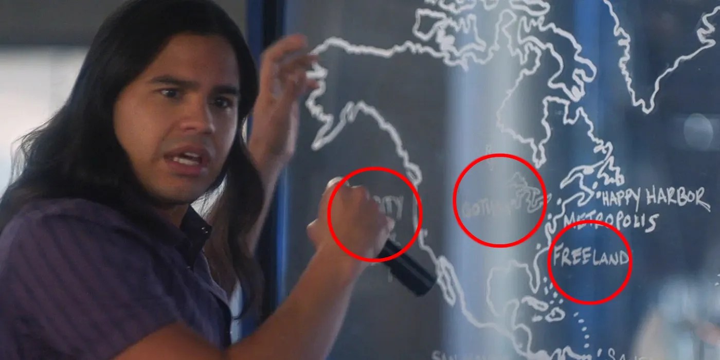 Arrowverse's EarthPrime Map Revealed Where Every City Is Located