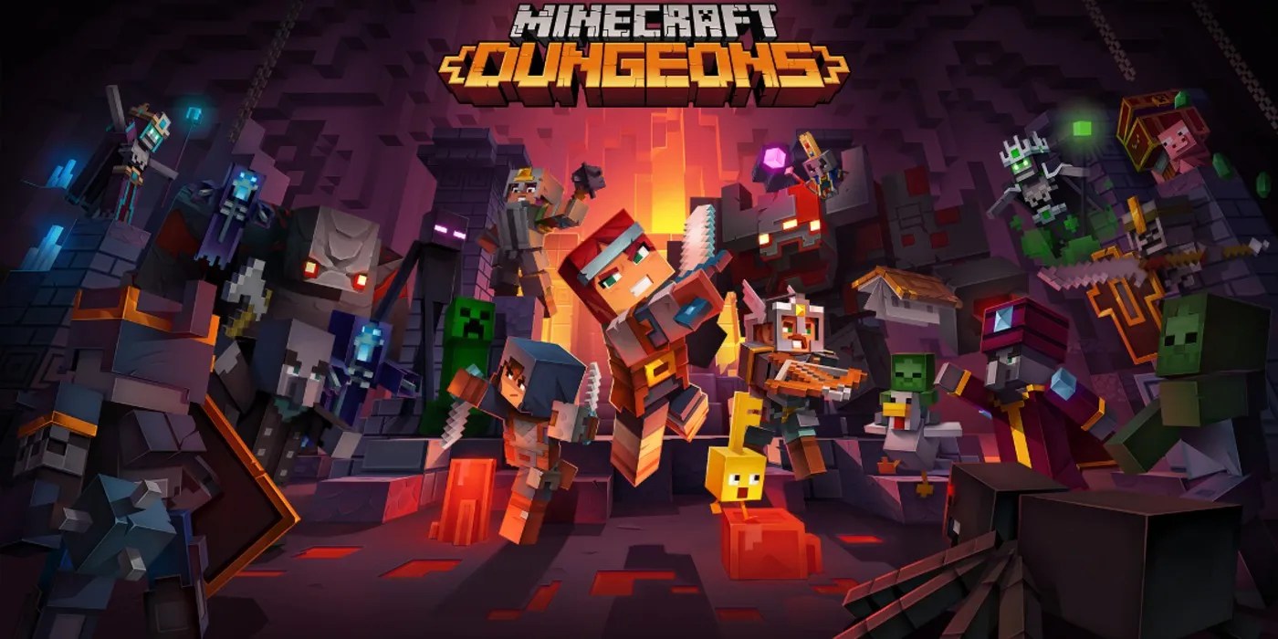 Minecraft Dungeons New Video Reveals Unique Weapons & Deadly Flames