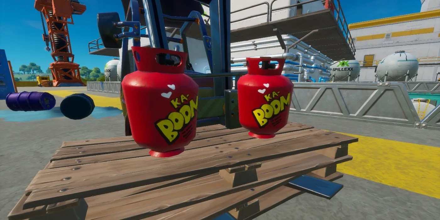 Fortnite How to Destroy Structures with Propane Tanks