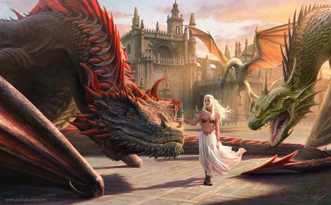 Fire & Blood 10 Stunning Works of Daenerys Fanart You Have To See