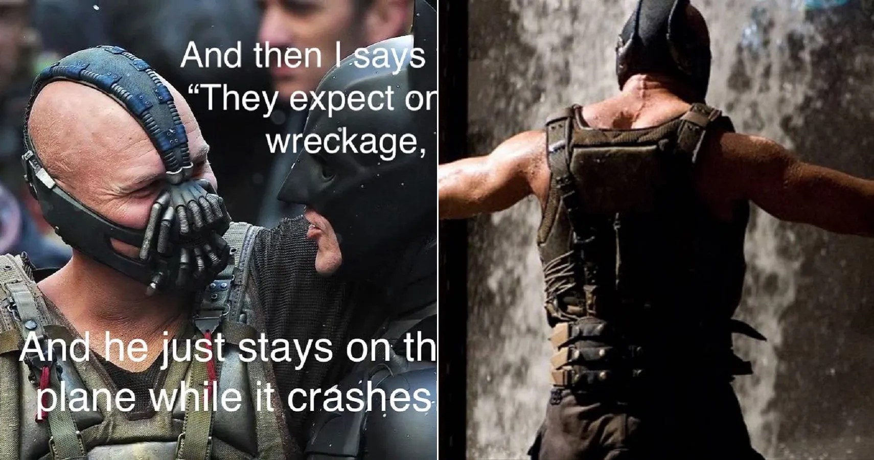 It Would Be Extremely Painful 10 Hilarious Dark Knight Bane Memes We Love