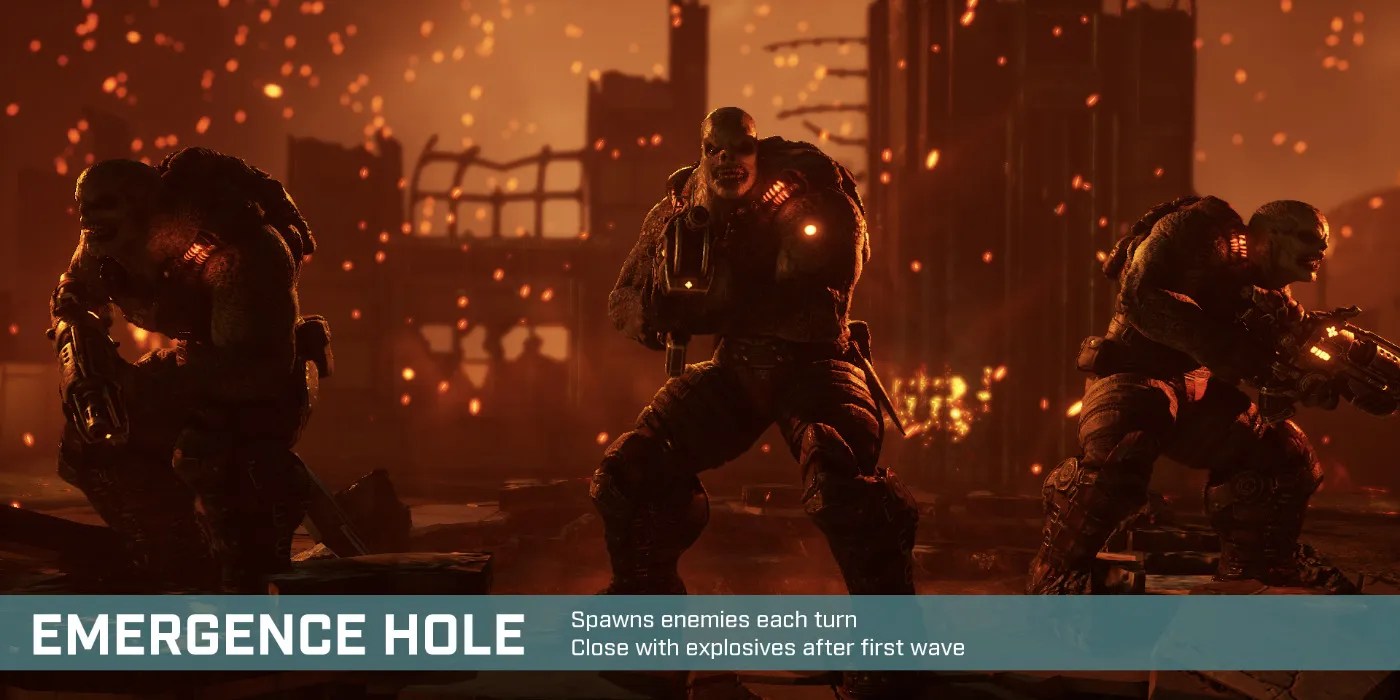 Gears Tactics How to Close Emergence Holes