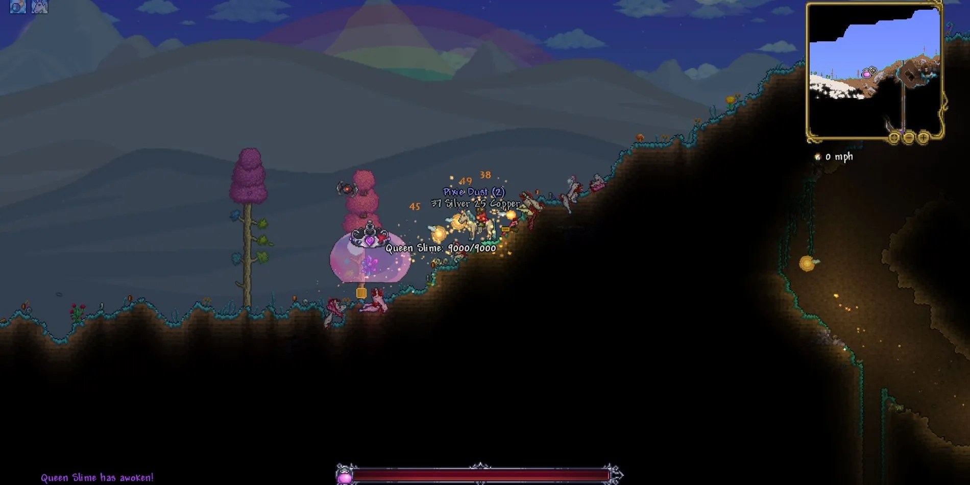 Terraria Journey's End Queen Slime Boss Guide