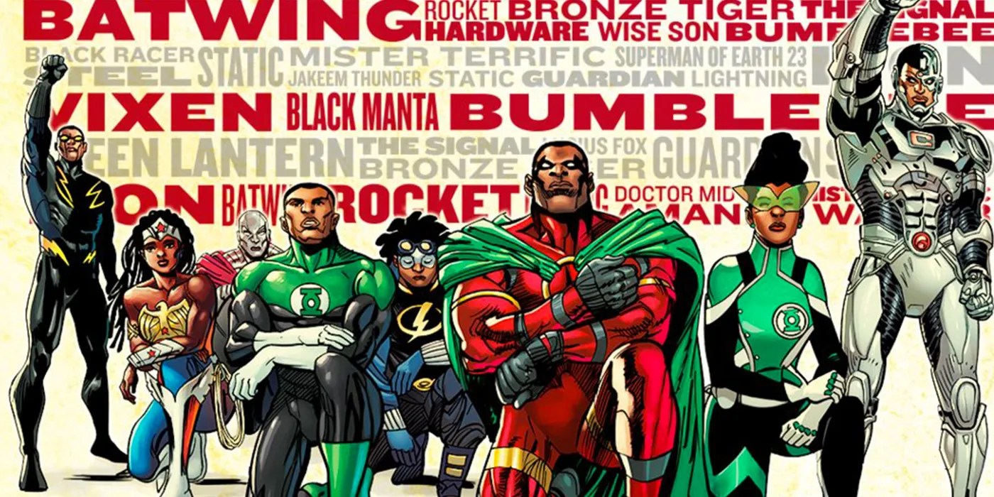 The Black Heroes of DC's Universe Unite on