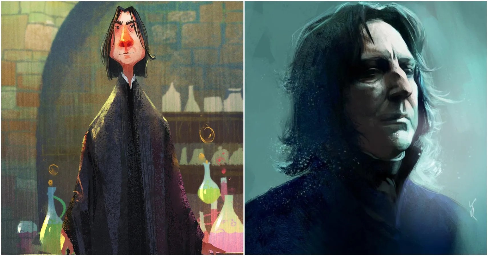 Harry Potter 10 Pieces Of Incredible Severus Snape Fan Art