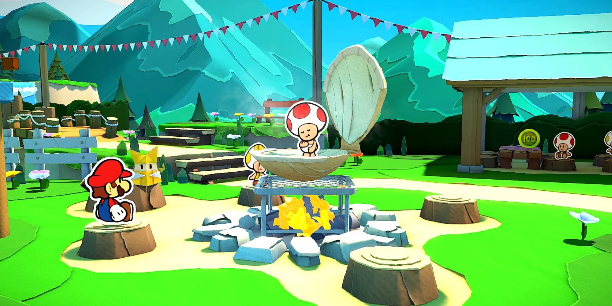 Paper Mario Every Hidden Toad Locations in Whispering Woods