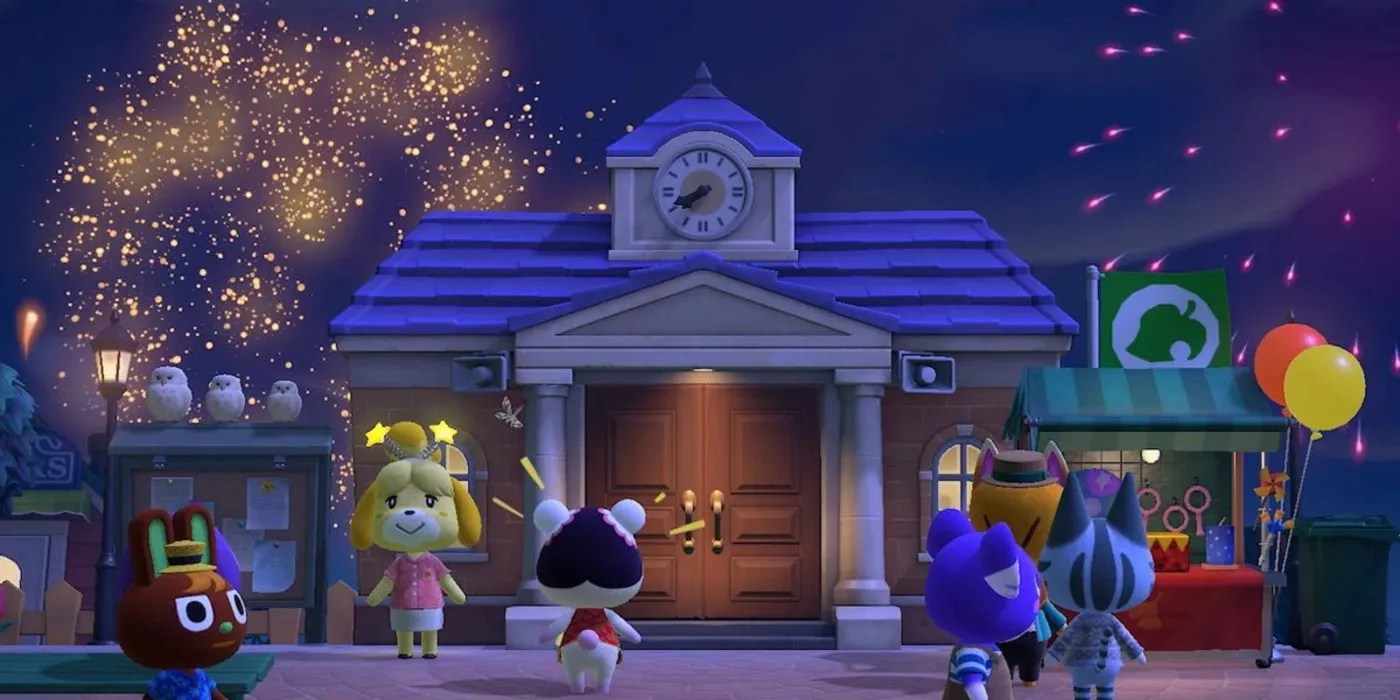 Animal Crossing New Horizon's Smoothest Player Uses Custom Fireworks