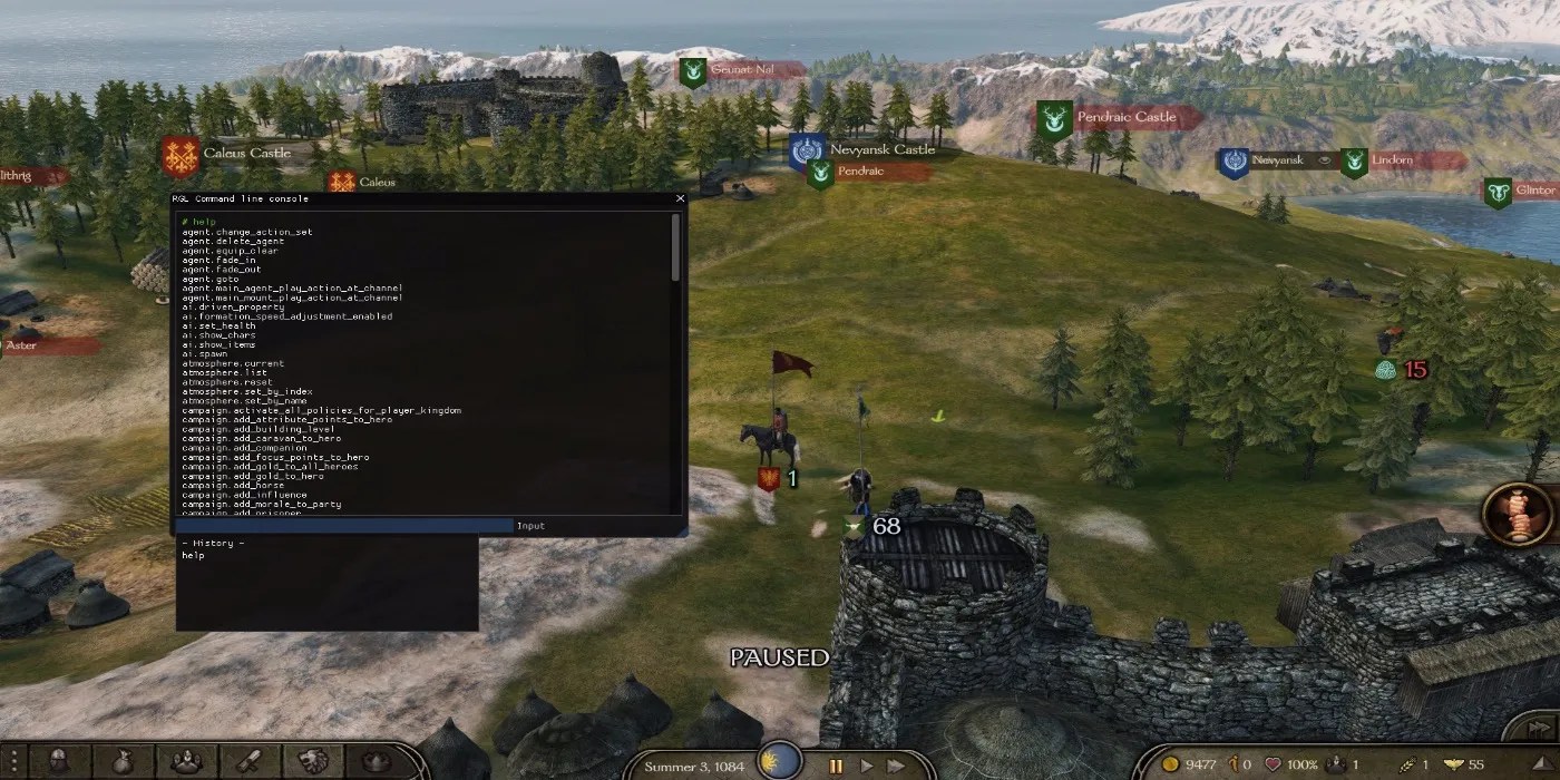 All Cheats In Mount And Blade 2 Bannerlord (& How To Unlock Them)