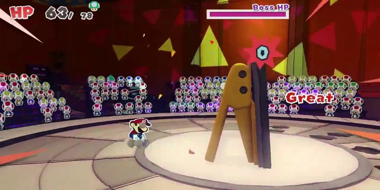 How to beat the Hole Punch in Paper Mario