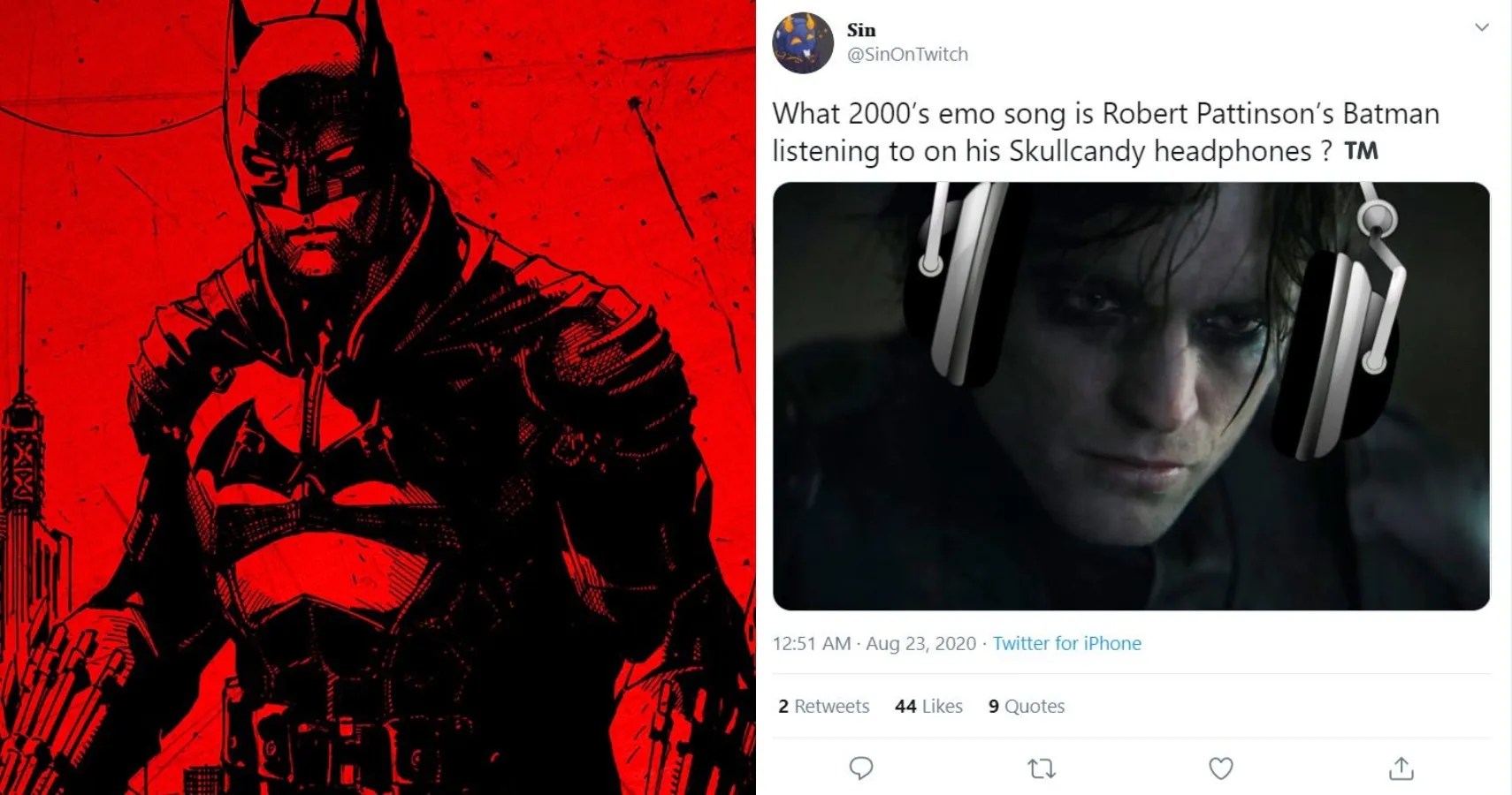 10 Twitter Reactions To Robert Pattinson's New Emo Batman Look