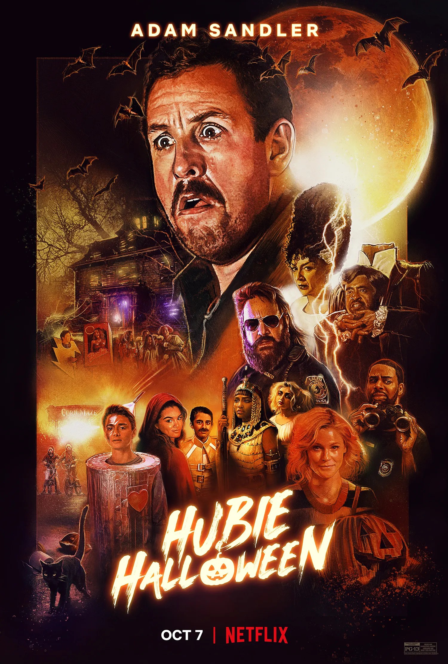 Hubie Halloween Trailer & Movie Poster Gets October Started On A Spooky Note