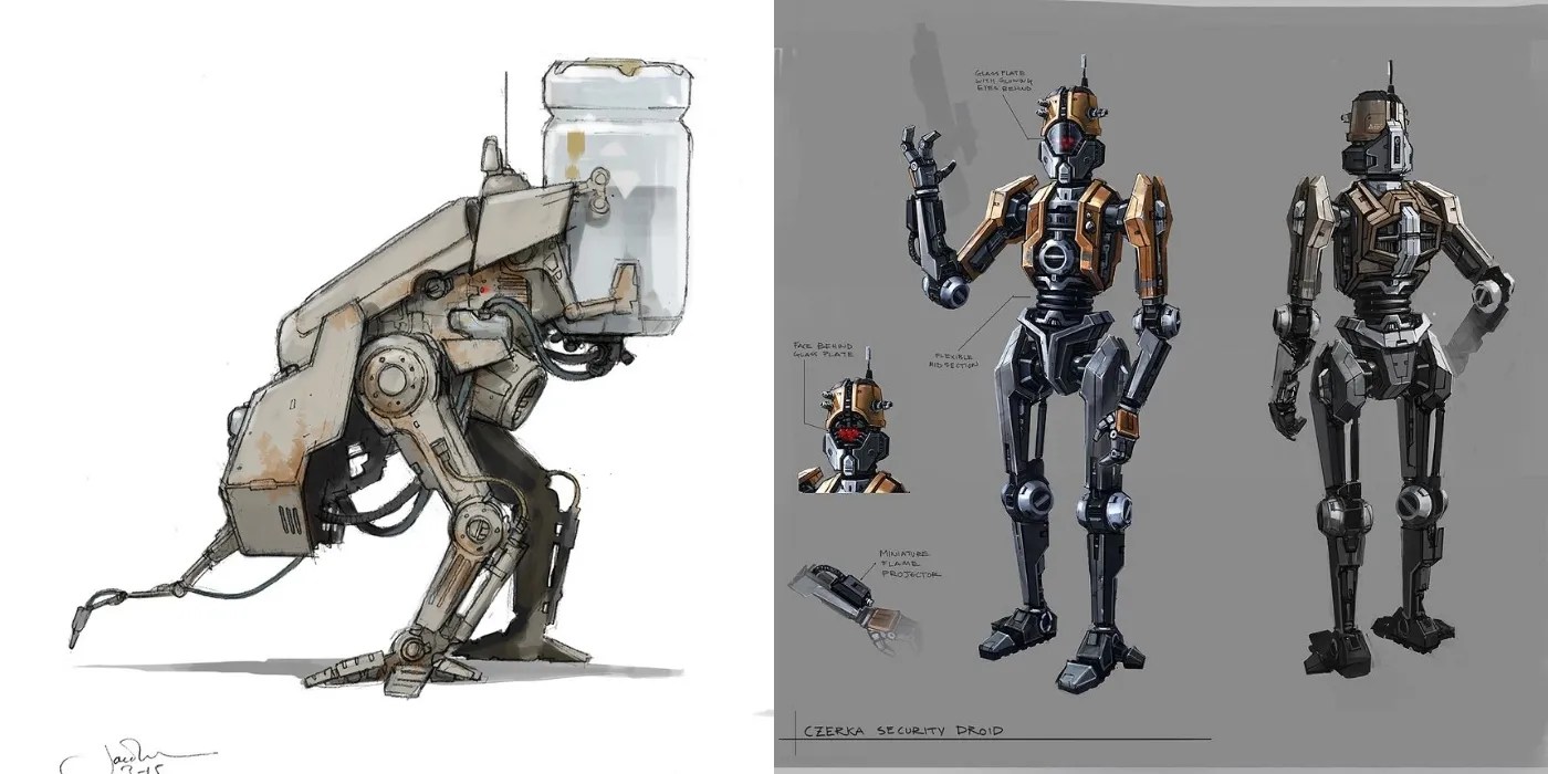 Star Wars 10 Amazing Pieces of Droid Concept Art