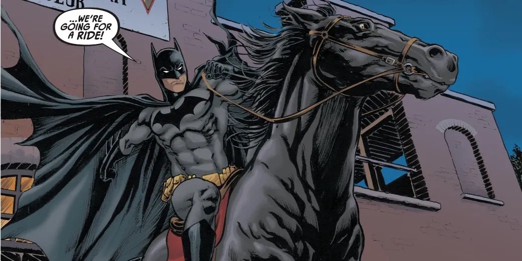 Batman Just Ditched The Batmobile For A BatHorse