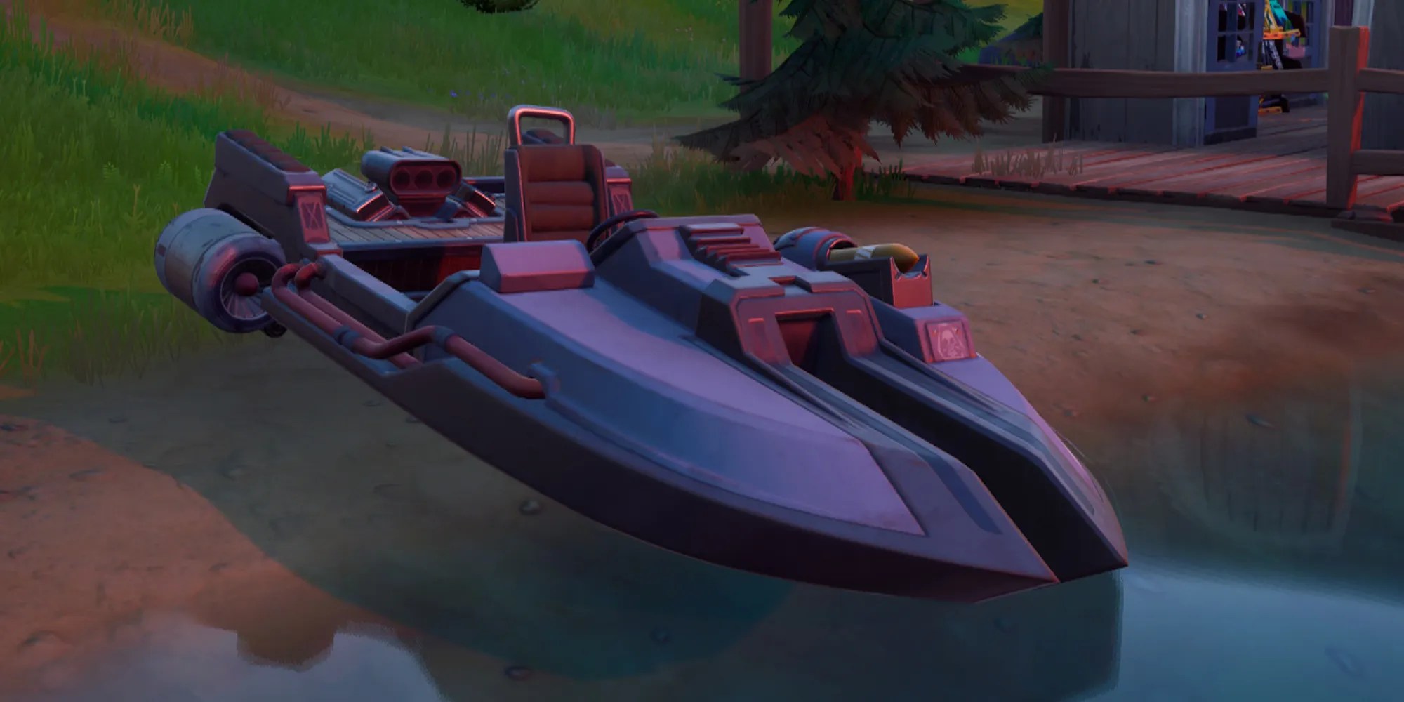 Fortnite How to Drive a Boat From Fortilla to Ruins in Less Than 4 Minutes