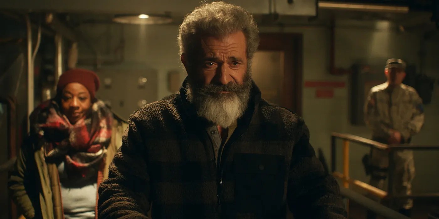 Fatman Movie Trailer Mel Gibson’s Santa Claus Fights Off An Assassin