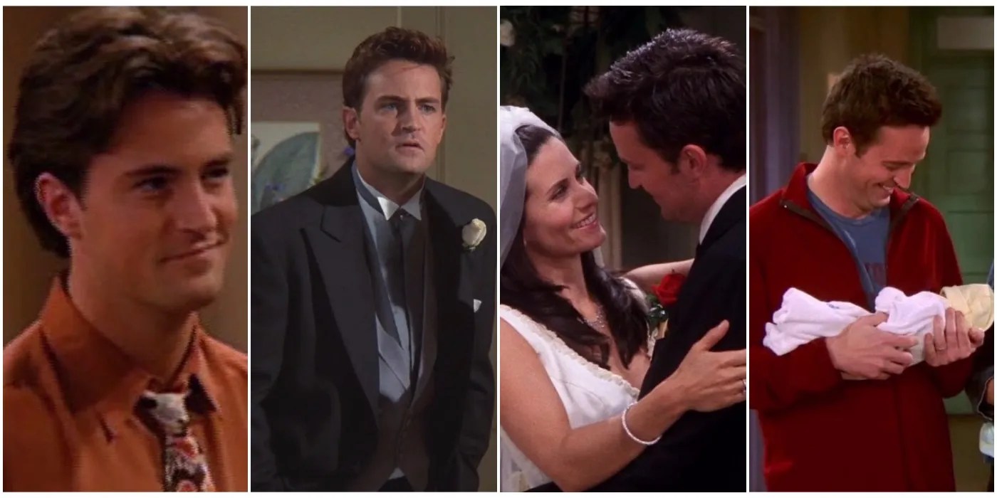 Friends Chandler's Slow Transformation Over The Years (In Pictures)