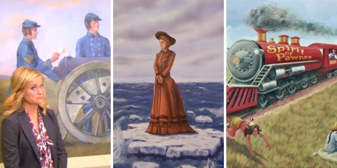 Parks &amp; Rec Every Mural In Pawnee (&amp; What They Mean)