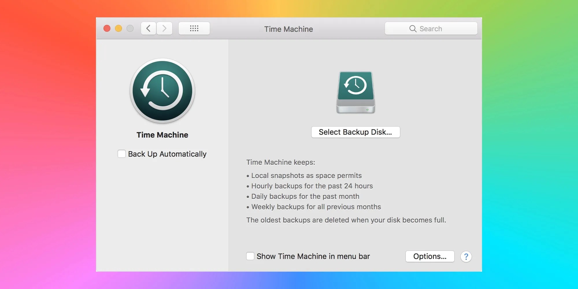 How To Create A Mac Backup Using Time Machine