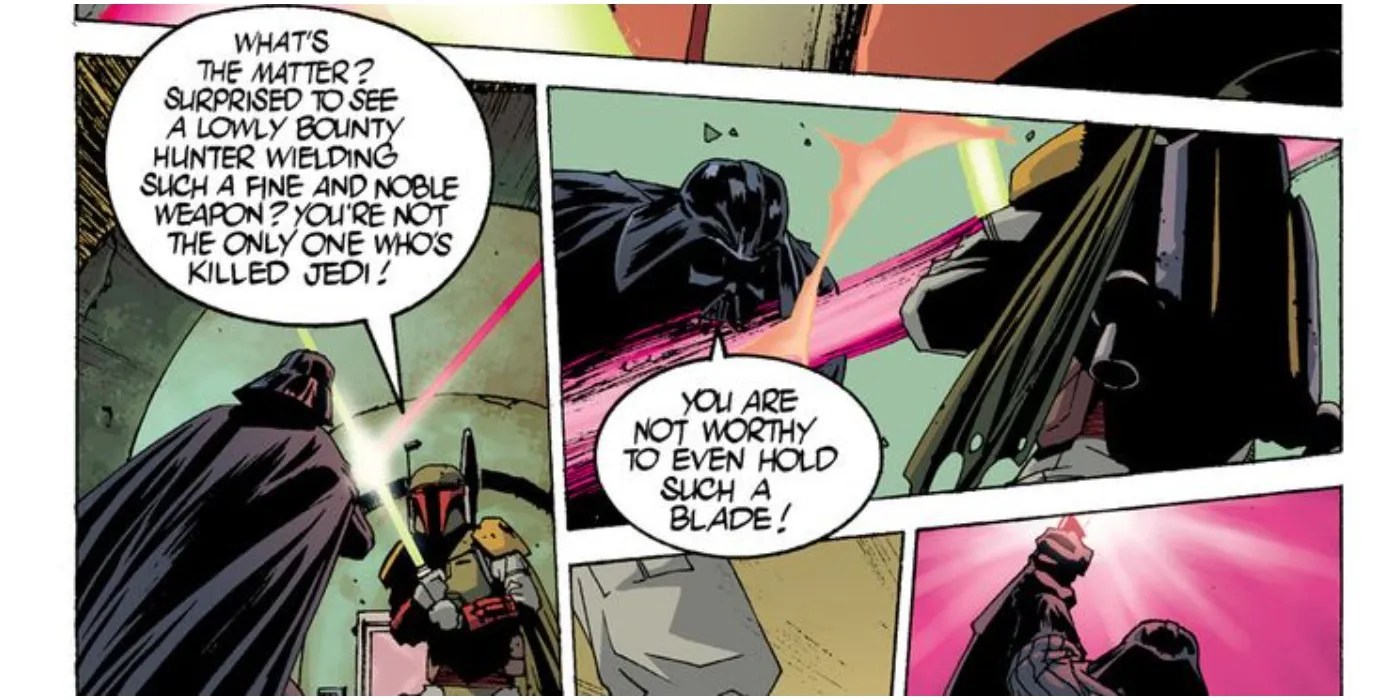 Darth Vader vs Boba Fett Transformed Star Wars History