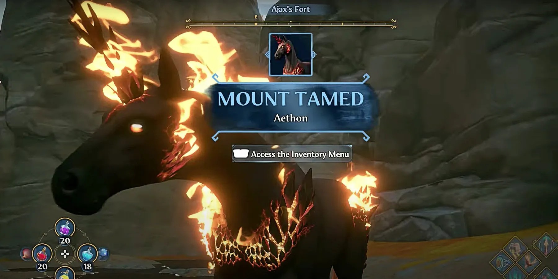 How to Find (& Tame) The Aethon Epic Mount in Immortals Fenyx Rising