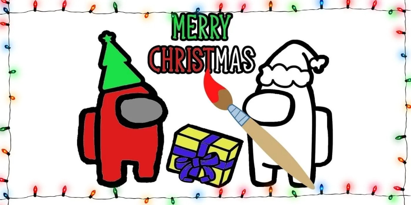 Best Among Us Christmas Coloring Pages