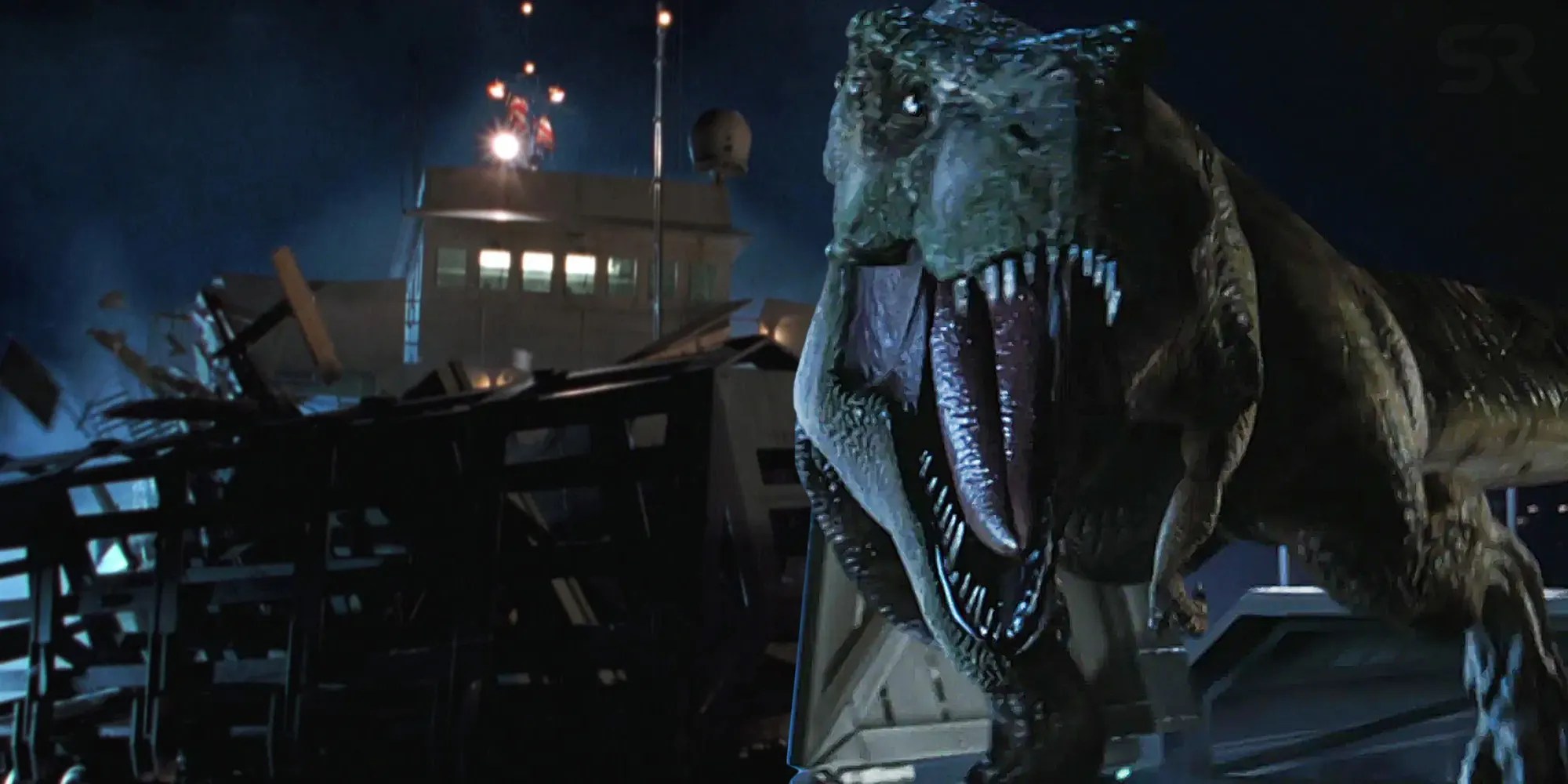 Jurassic Park 2 How The TRex Killed The Ship Crew