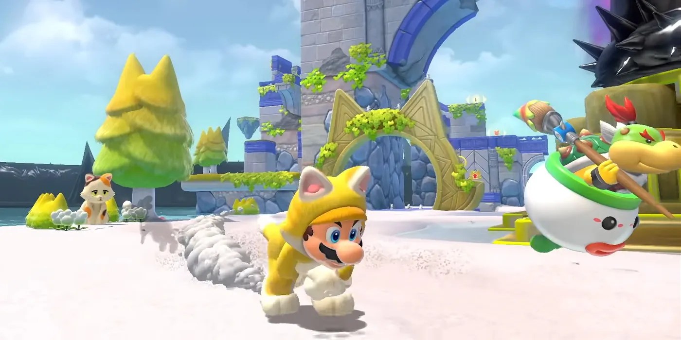 Super Mario 3D World + Bowser's Fury Cat Theme Runs Deeper
