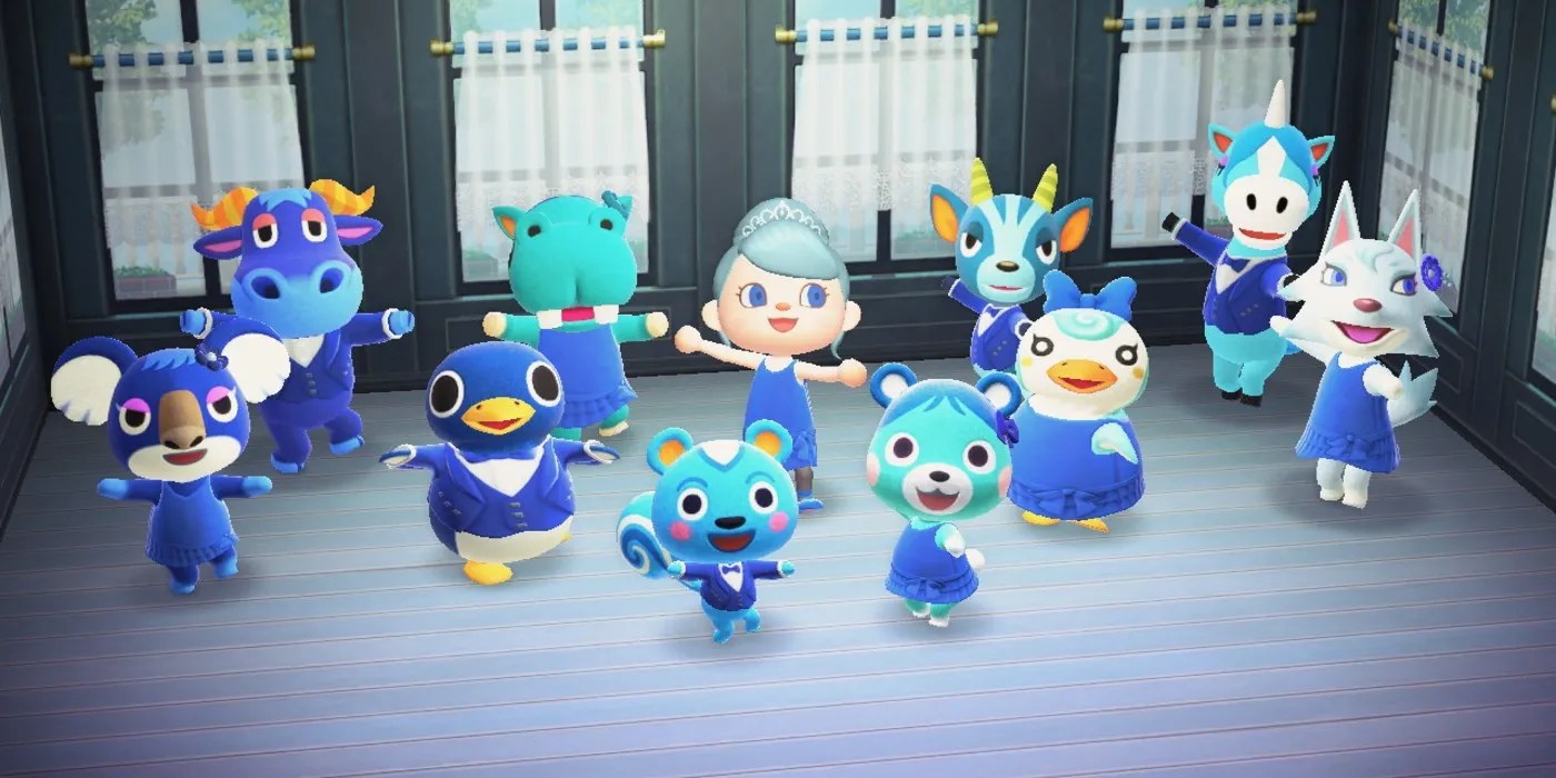 Animal Crossing AllBlue Villager Island Is Incredibly ColorCoordinated