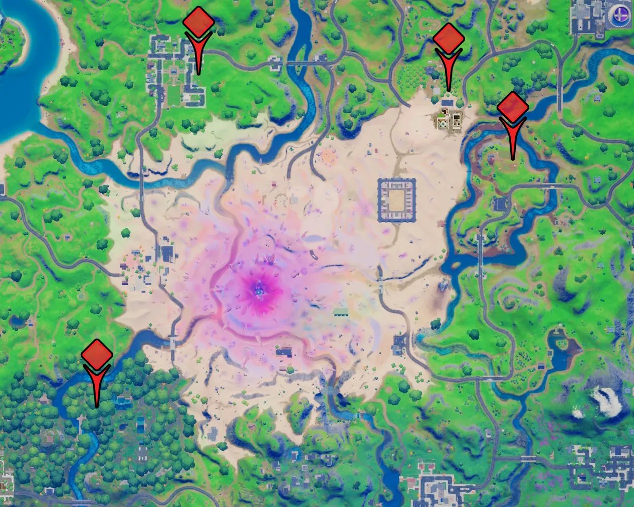 Where to Harvest Fruits And Vegetables In Fortnite