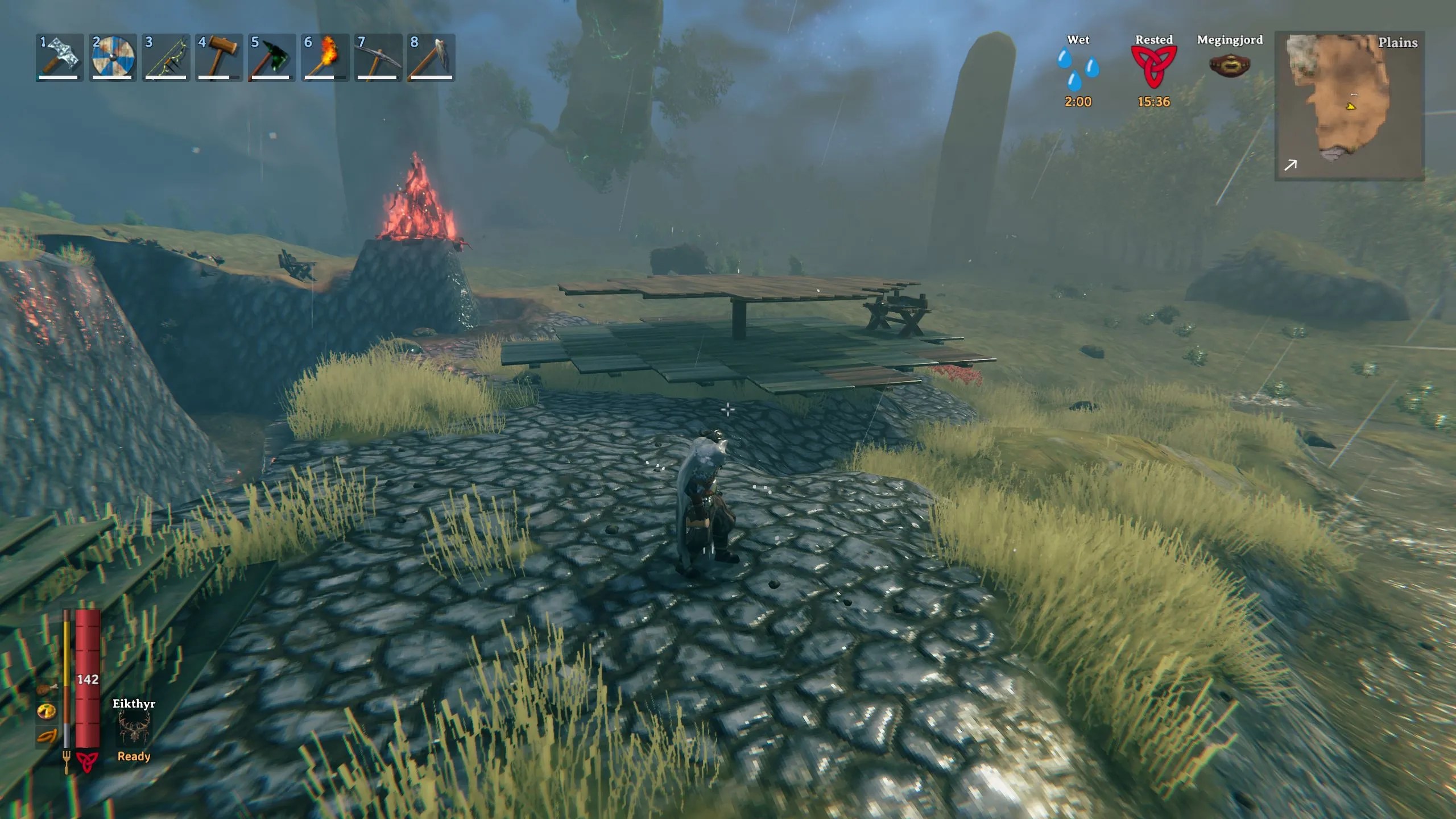 Каменный фундамент valheim