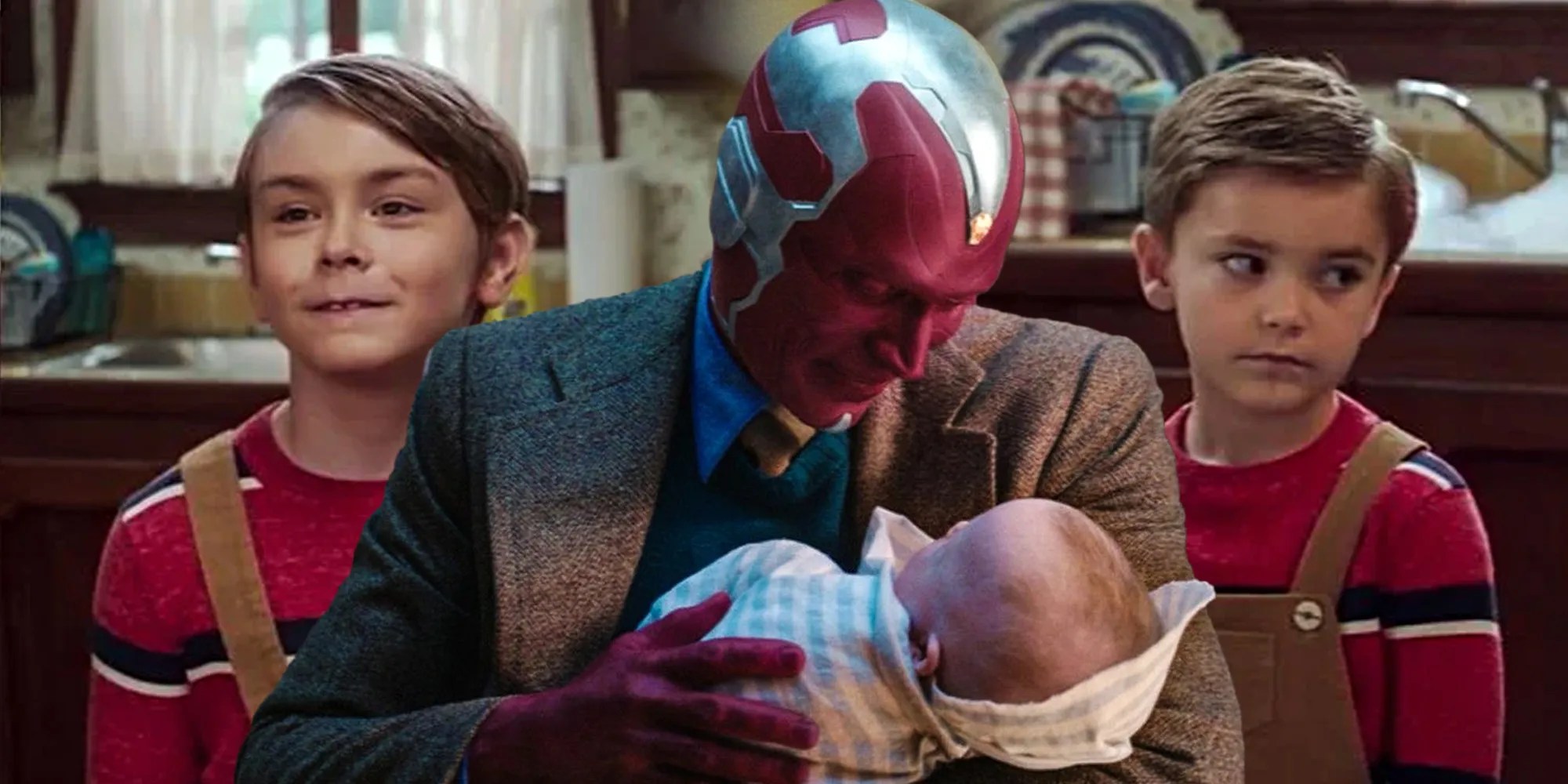 WandaVision How The Twins Can Age Themselves