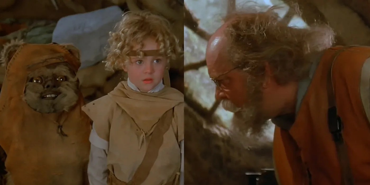 Star Wars The 10 Most Memorable Scenes From 'Ewoks The Battle For Endor'
