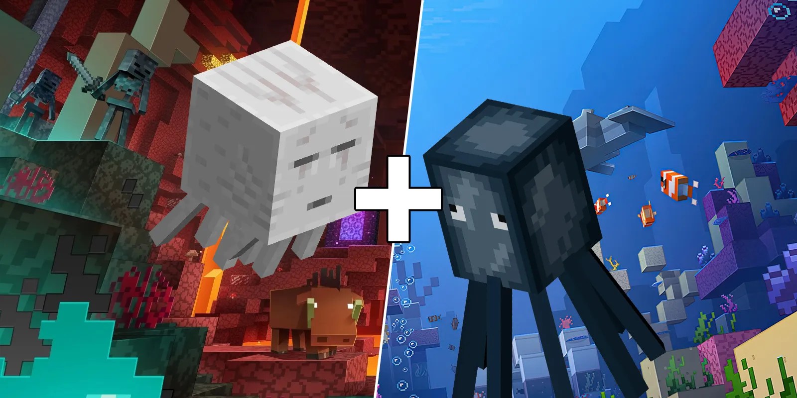 Minecraft Resource Pack Turns Ghasts Into Squids And It Is Terrifying