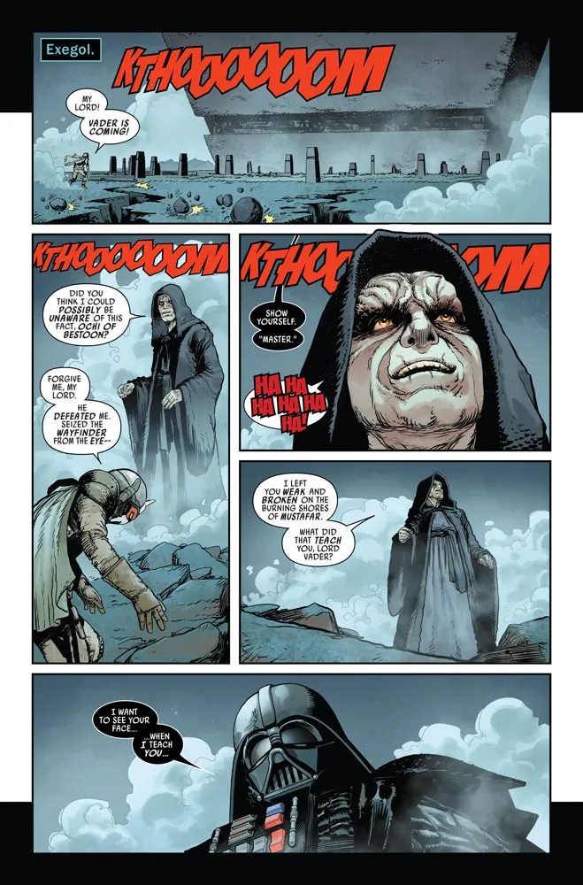 Darth Vader Takes On Palpatine On Exegol In New Comic Preview