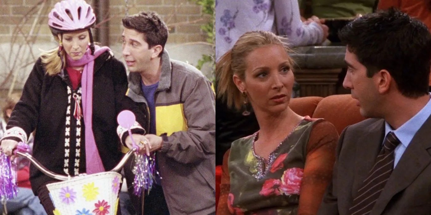Friends 10 Funniest Phoebe And Ross Scenes