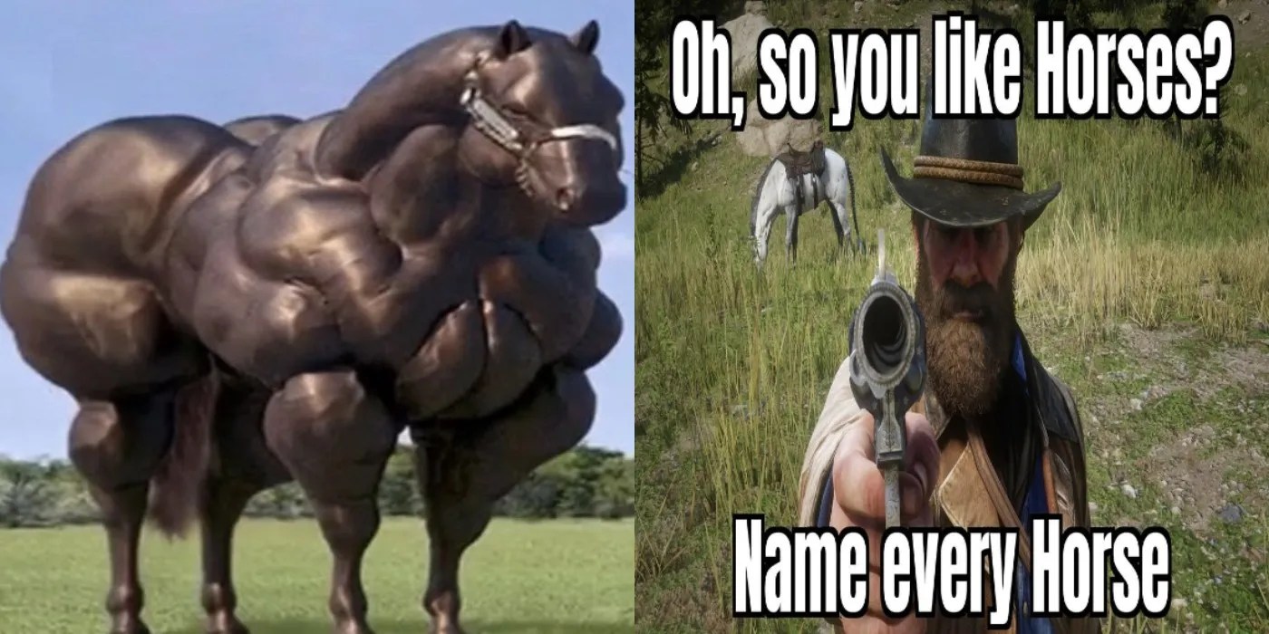Red Dead Redemption 2 10 Horse Memes That Are Too Funny