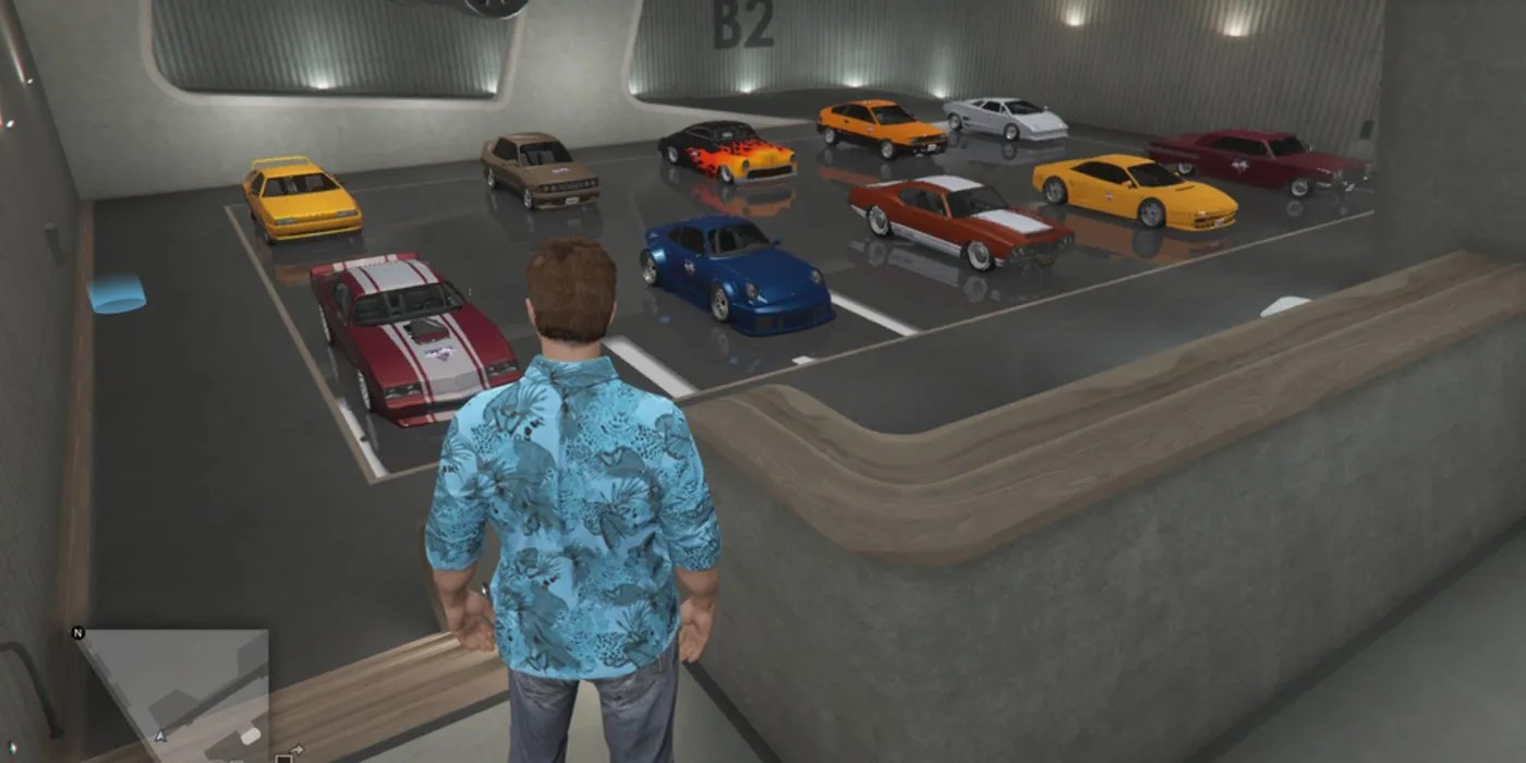 GTA Online Player Fills Garage With Cars From Vice City